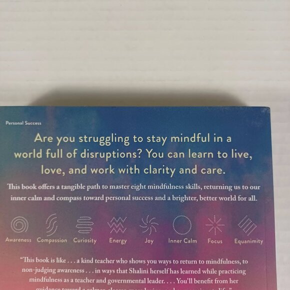 Return to Mindfulness -Paperback Book Shalini Bahl -Personal Success -Mind, Soul - Picture 7 of 16